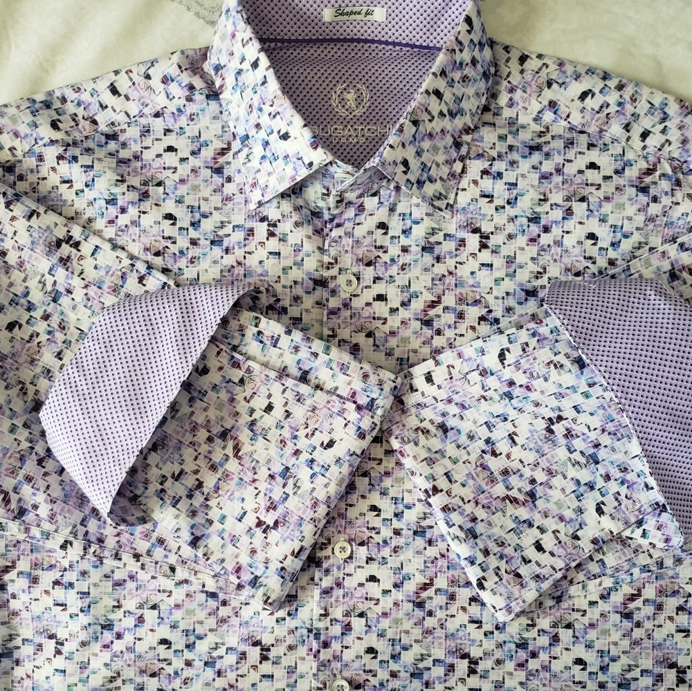 Bugatchi long sleeve shirt size M worn once